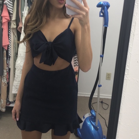 Navy dress - Picture 1 of 2